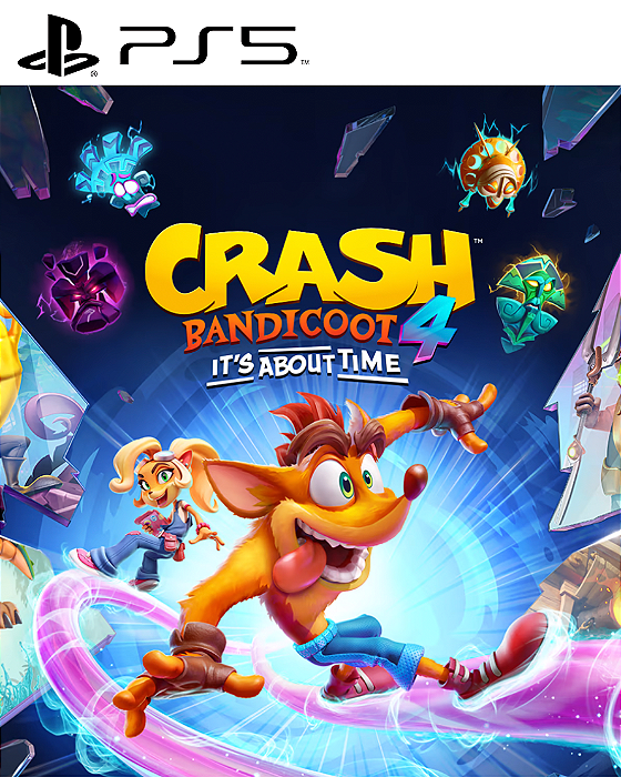 Crash Bandicoot 4 - PS5 - Edição Padrão - Mídia Digital