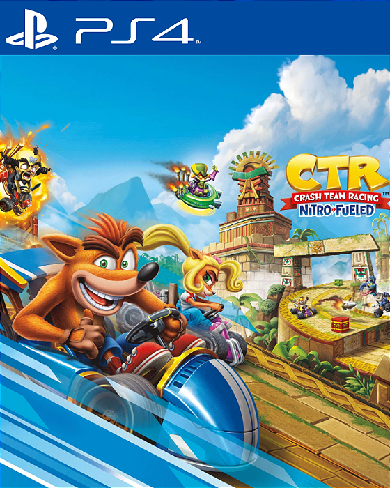 Crash Team Racing - PS4 - Edição Padrão - Mídia Digital