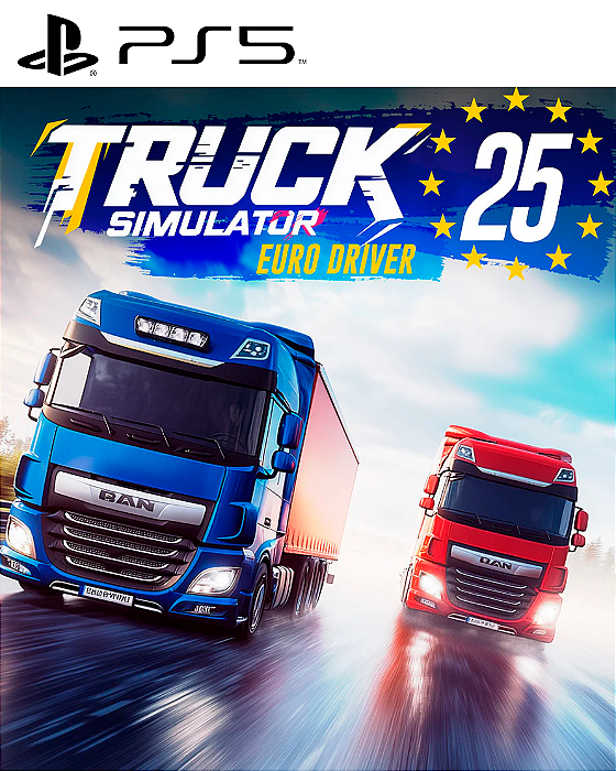 Truck Simulator 25: Euro Driver - PS5 - Edição Padrão - Mídia Digital