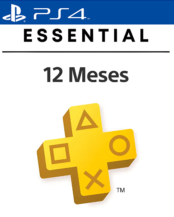 Ps Plus Essencial - PS4 - Edição Padrão - Mídia Digital