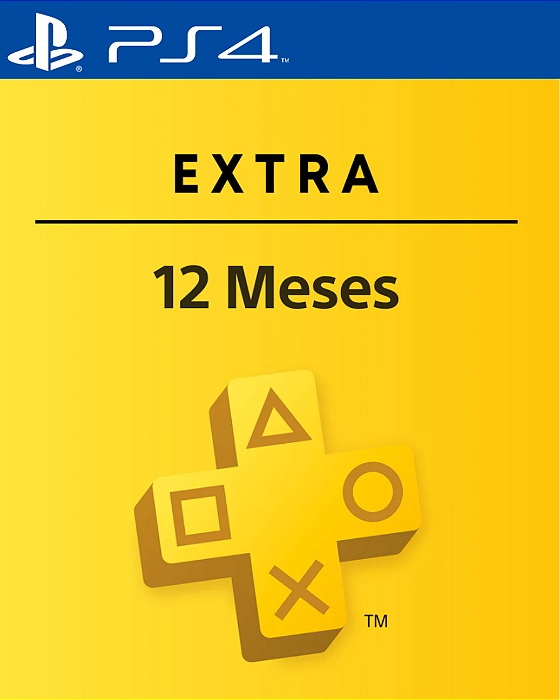 Ps Plus Extra - PS4 - Edição Padrão - Mídia Digital