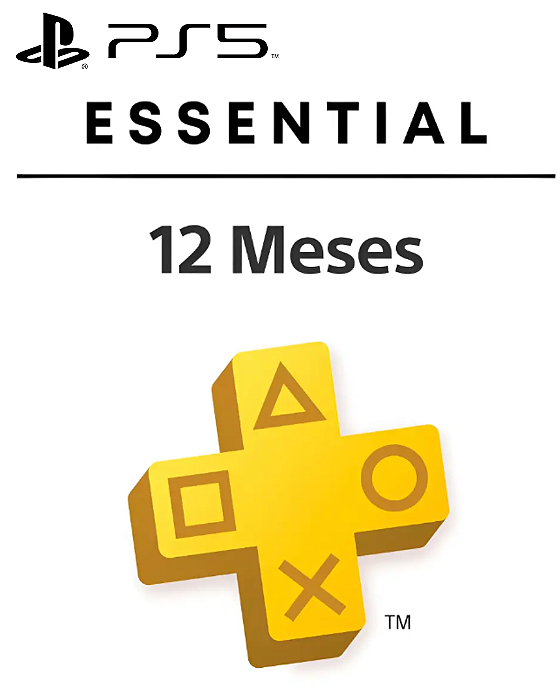 Ps Plus Essencial - PS5 - Edição Padrão - Mídia Digital