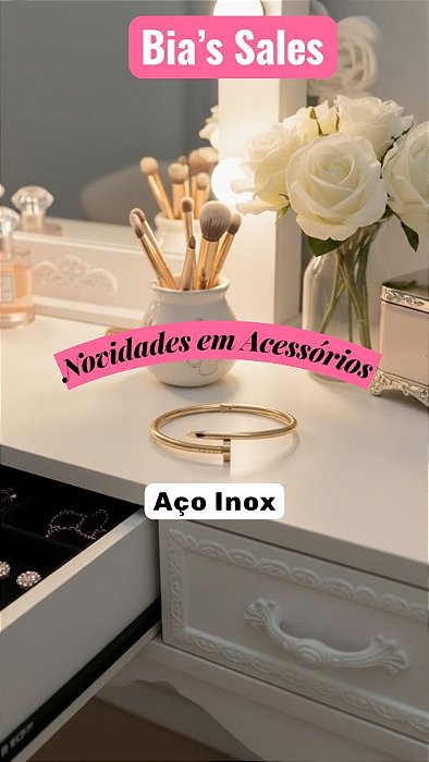 Pulseira aço Inox