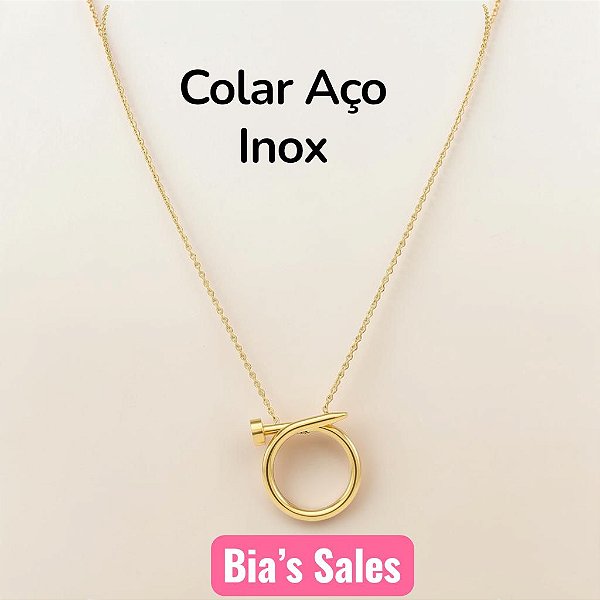 Colar aço inox