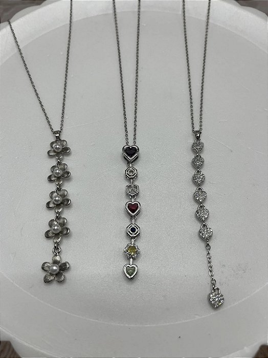 Colar Feminino de Aço Inox Delicado