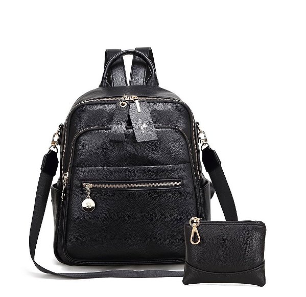Mochila Feminina de Courino Preta