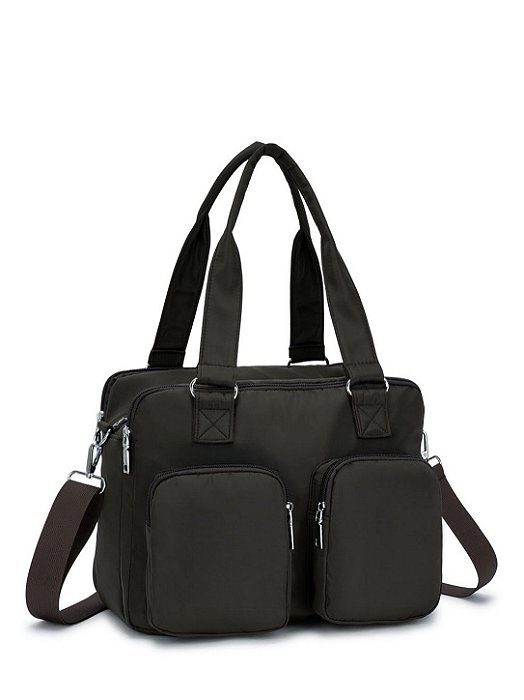 Bolsa para Netbook Compacta Preta e Azul Marinho