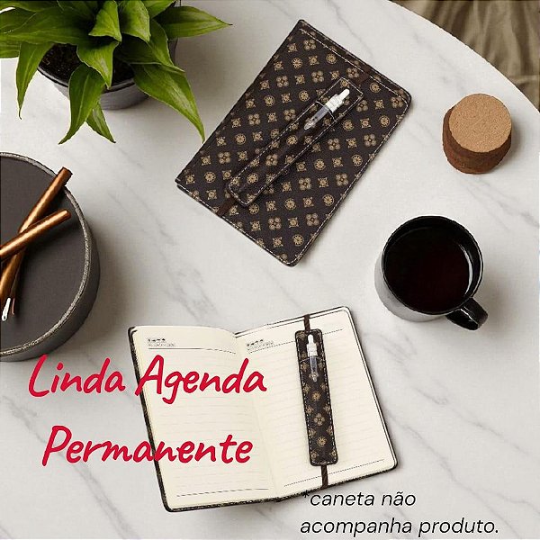 Agenda Unissex para Reuniões e Uso Pessoal