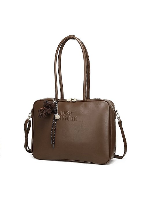 Bolsa Rosa Amora para Notebook Marrom