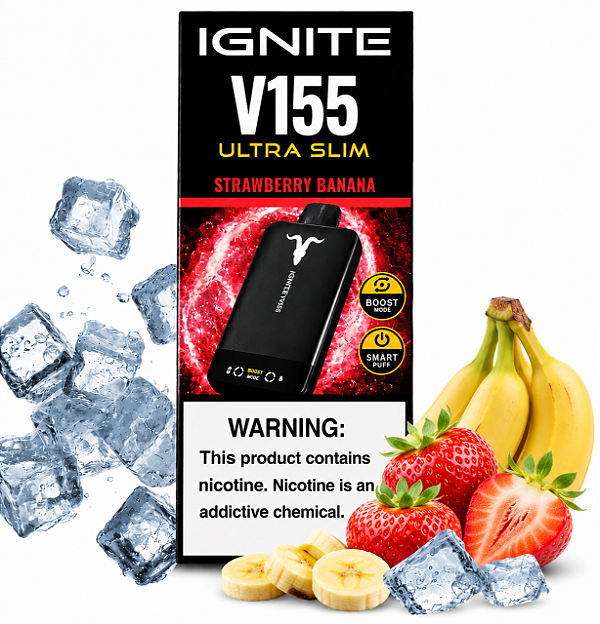 POD IGNITE V155 ULTRA SLIM - STRAWBERRY BANANA