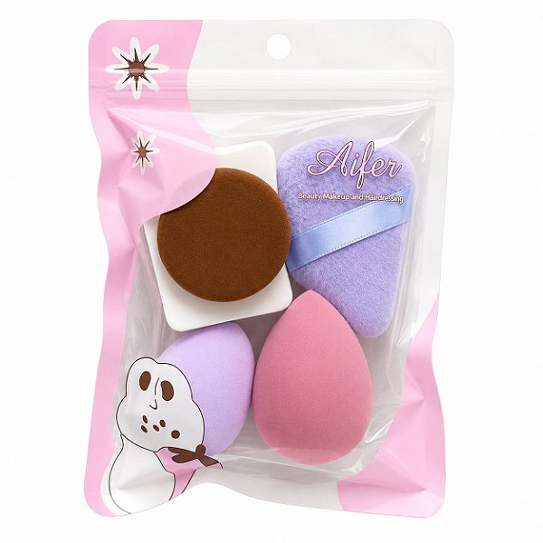Kit de Esponjas para Maquiagem - Aifer