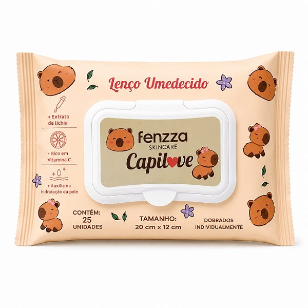 Lenço Demaquilante Capilove - Fenzza