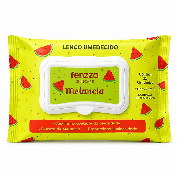Lenço Demaquilante Melancia Fenzza