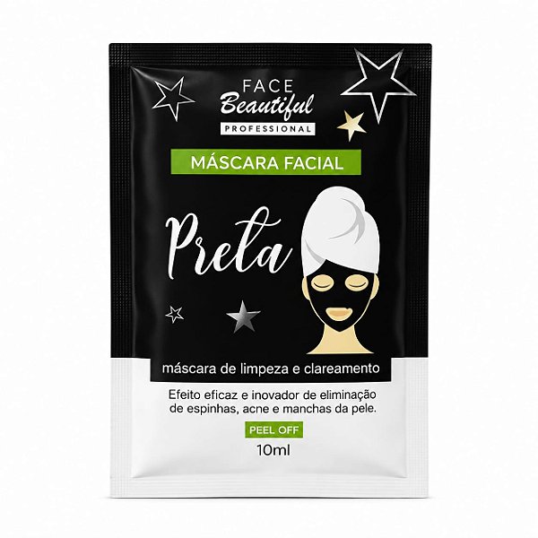 Máscara Facial Preta Peel Off – Face Beautiful