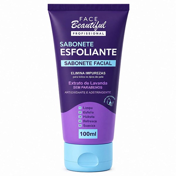 Sabonete Esfoliante Facial - Face Beautiful