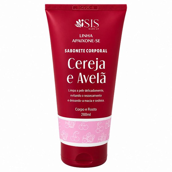 Sabonete Corporal Cereja e Avelã - SIS Make Up
