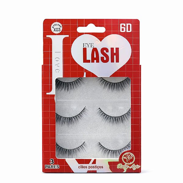 Cílios Postiços Eye Lash 6D - Ruby Anjo