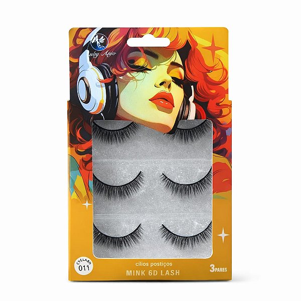 Cílios Postiços Mink 6D Lash - Ruby Anjo