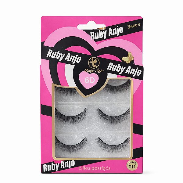 Cílios Postiços Ruby Anjo 6D