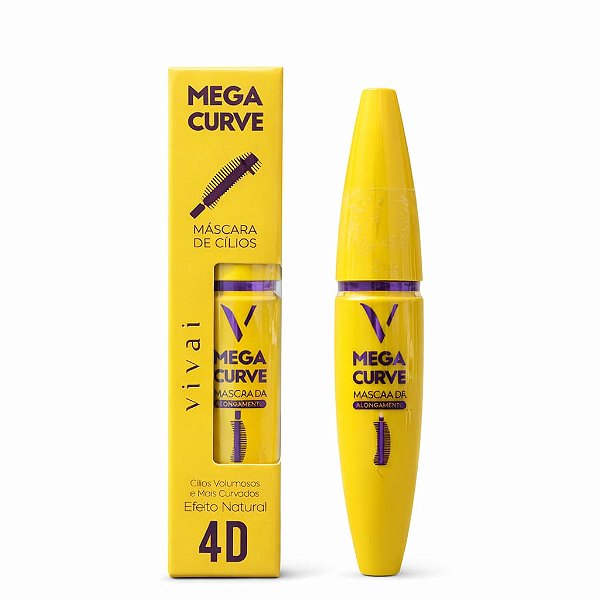 Máscara de Cílios Mega Curve - Vivai