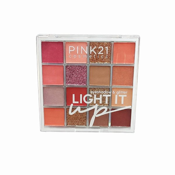 Paleta de Sombras e Glitter Light It Up – Pink21