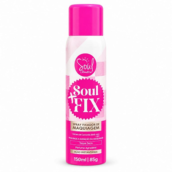 Spray Fixador de Maquiagem Soul Fix – Soul Cosméticos
