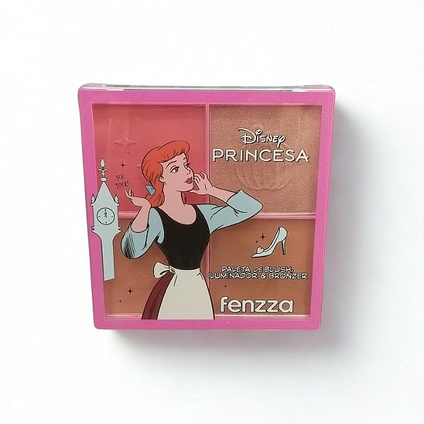 Paleta Facial 4 em 1 Princesa - Fenzza