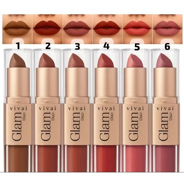 Batom Glam Duo - Vivai