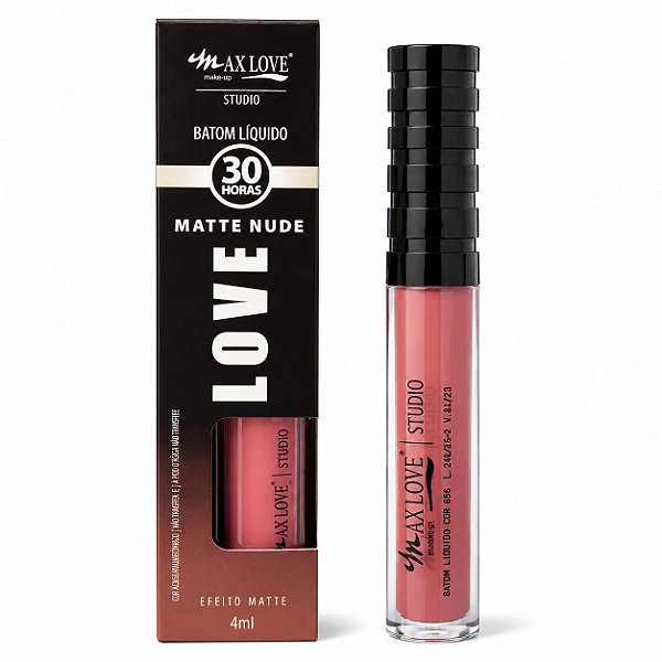 Batom Líquido Matte Nude - Max Love