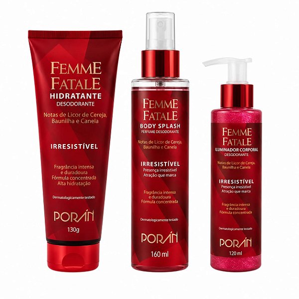 Kit Femme Fatale Irresistível - Porán