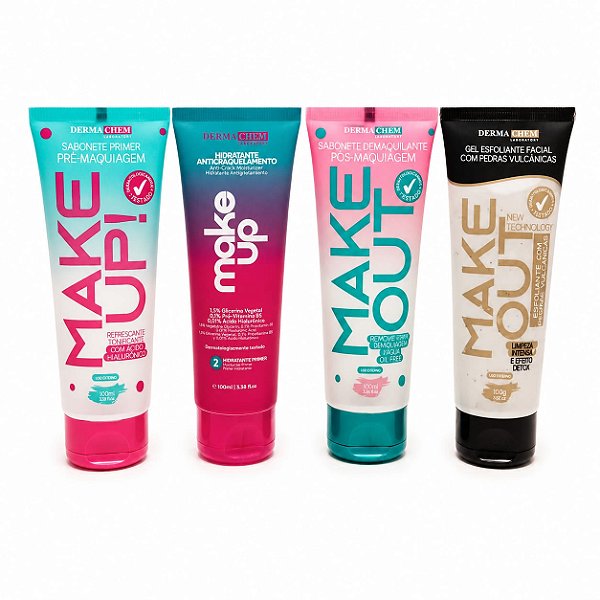 Kit Skincare Make Up 4 itens