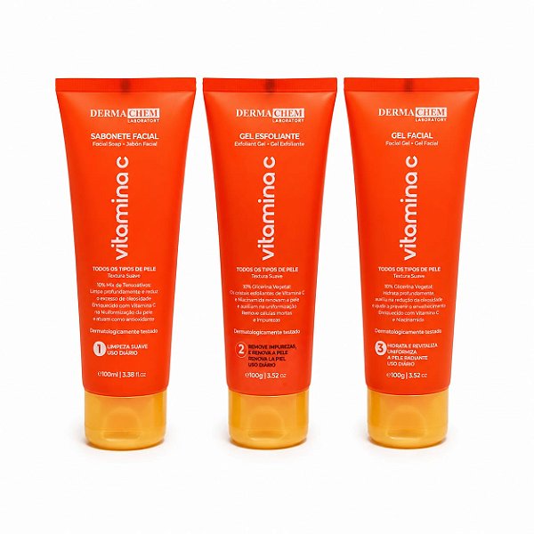 Kit Skincare Vitamina C 3 Itens