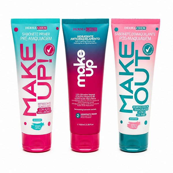 Kit Skincare Make Up! 3 Itens