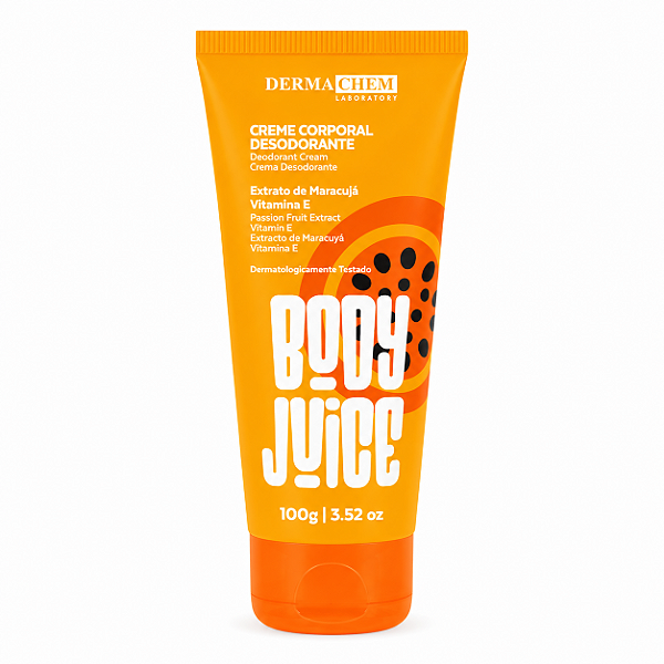 Creme Corporal Desodorante Body Juice Maracujá Dermachem