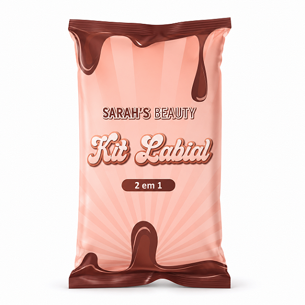 Kit Labial 2 em 1 Sarah's Beauty
