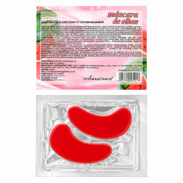 Máscara de Olhos em Hidrogel Yoyomaquiamor