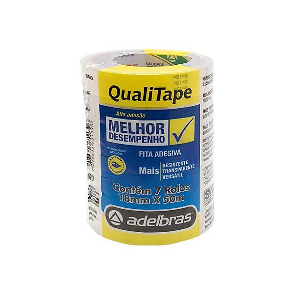 Fita Adesiva 18X50 Qualitape Adelbras