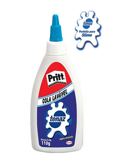 Cola Branca Tenaz 110G Azul Lavável