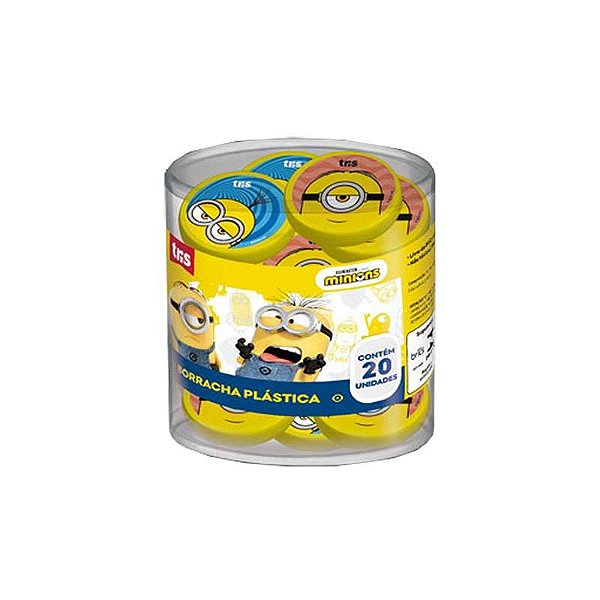 Borracha Tris Plástica Minions