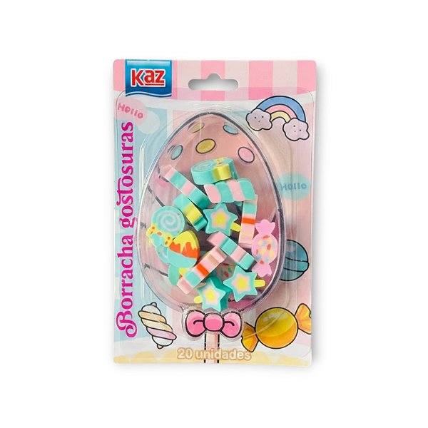 Borracha Fantasia Kaz Mini Gostosuras Blister com 20