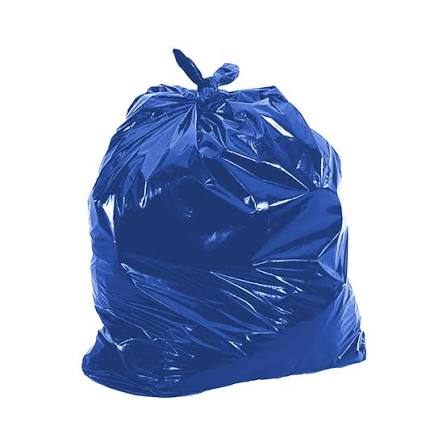 Saco para Lixo 100 Litros Azul– 90x95 cm – Pacote com 100 Unidades (3kg)