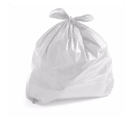 Saco para Lixo 100 Litros Branco– 90x95 cm – Pacote com 100 Unidades (3kg)