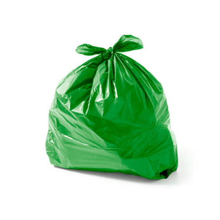 Saco para Lixo 40 Litros Verde Extra Reforçado – 75x80 cm – Pacote com 100 Unidades (3 kg)