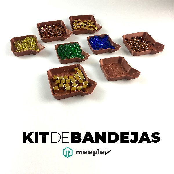 Kit de Bandejas Cobre - (8 unidades)