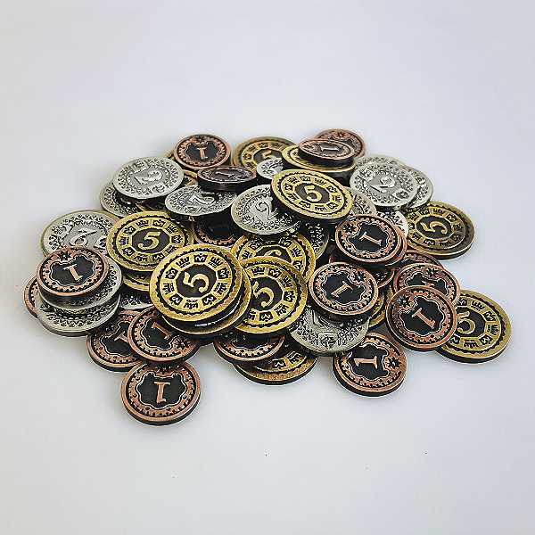 Piratas Maracaibo: moedas de metal