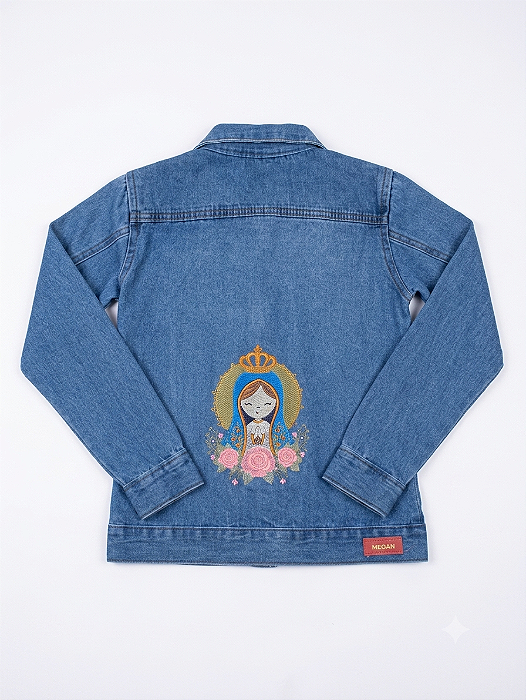 Jaqueta jeans Bordada infantil