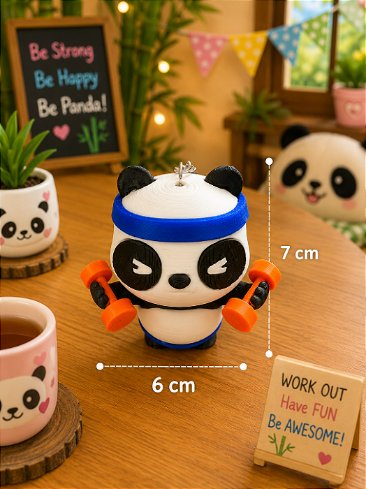 Panda Pop Academia em Impressão 3D