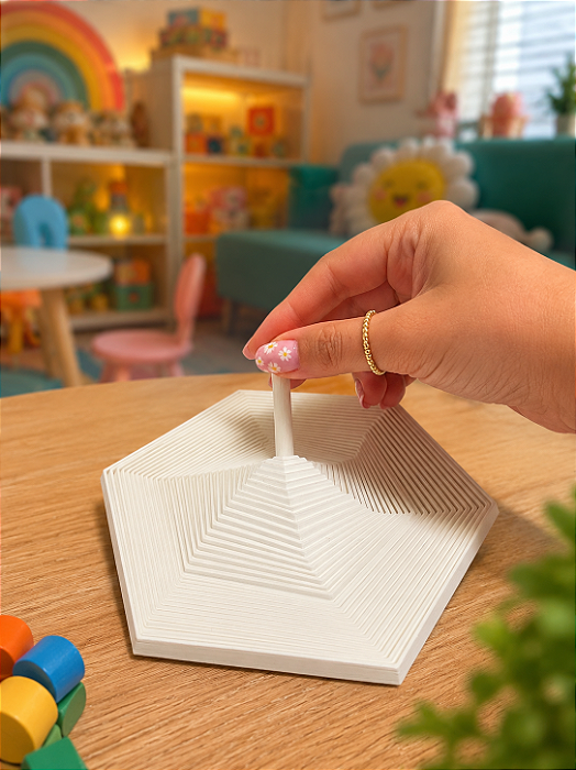 Brinquedo Interativo Hexágono Fidget Sensorial