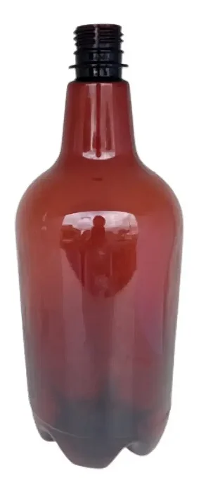 10 Garrafas Pet Growler 1 Litro Ambar Cerveja Chopp