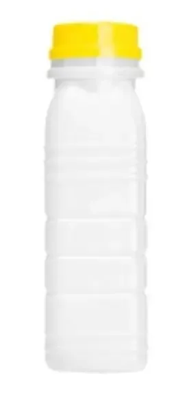 Kit 100 Garrafinhas Plástica Com Tampa 200ml Para Suco